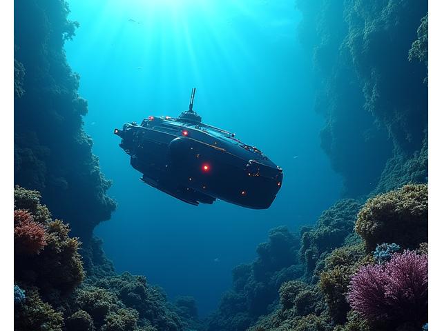 深海観測自律潜水艇(AUV)