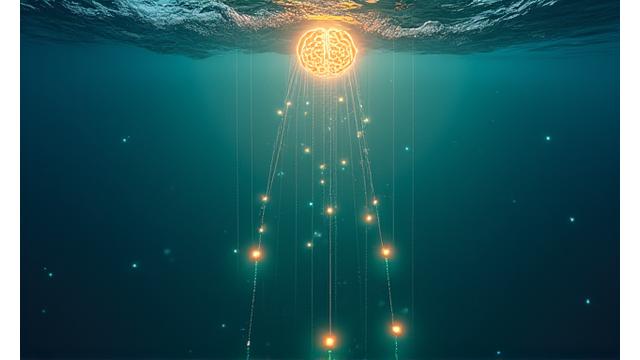 様々なIoTセンサーとAI解析を示す図